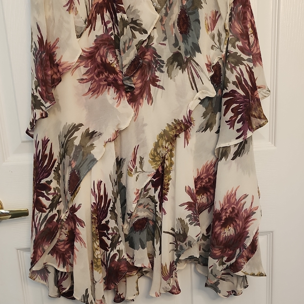 Floral Asymmetrical Dress - Picture 6 of 16
